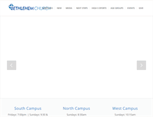 Tablet Screenshot of bethlehembc.com