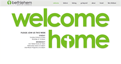 Desktop Screenshot of bethlehembc.org